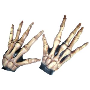 Bone Colored Large Skeleton Hands