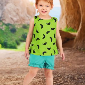 Girl's Toddler Classic Flintstones Pebbles Costume