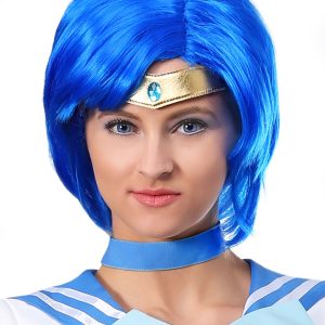 Women's Sailor Mercury Costume Wig