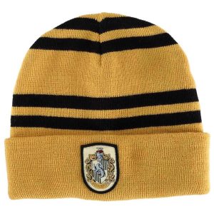 Knitted Hogwarts Hufflepuff Hat