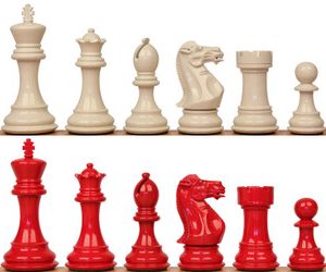 New Exclusive 2022 Special Edition Red & Ivory Pieces - 4.125 King