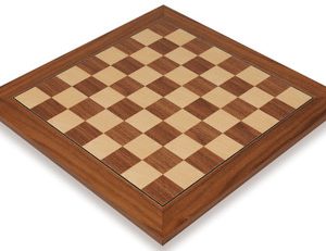 Walnut & Maple Deluxe Chess Board - 2.125 Squares