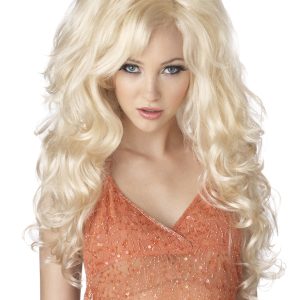 Blonde Bombshell Wig For Adults