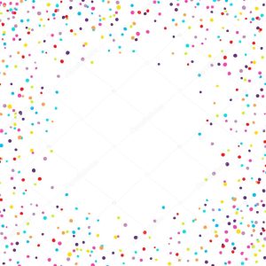 background with confetti pieces