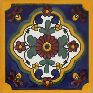 Maximo Real Hand-Painted Talavera Tile