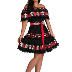 Women's Sugar Skull Costume