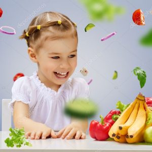 eating fresh fruit