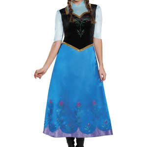 Frozen Traveling Anna Deluxe Costume for Women