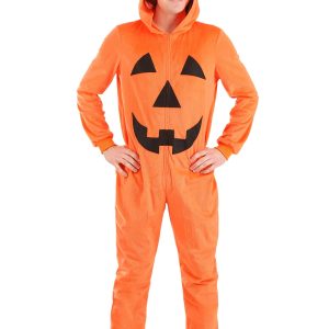 Adult Pumpkin Costume Jumpsuit