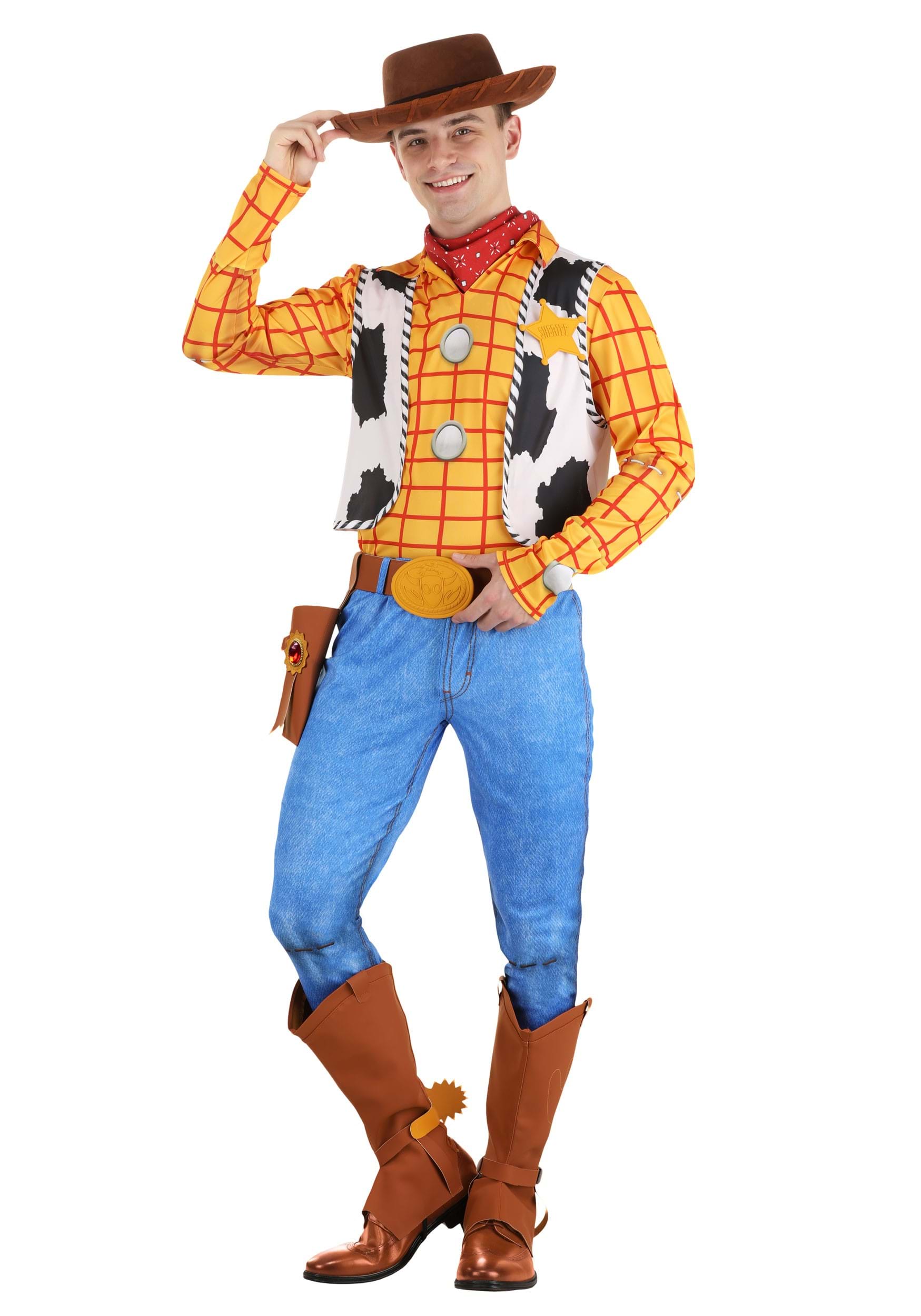 Men's Disney Deluxe Toy Story Woody Costume