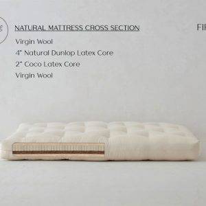 Cocosupport Natural Coconut Mattress - Natural Coconut Coir Mattress - 8 Inch Firm - The Futon Shop