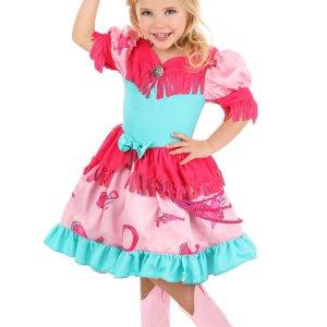 Girl's Toddler Pastel Pink Cowgirl Costume