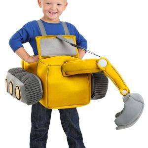 Toddler Ride in Excavator Costume