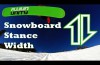 How to find YOUR snowboard stance width – YouTube