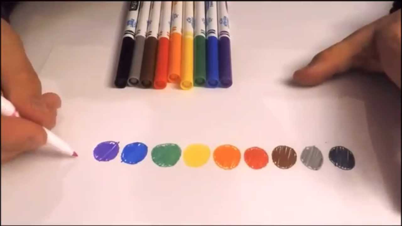 Kidz Brand 01: Crayola Ultra-Clean Markers – ColorMax – YouTube