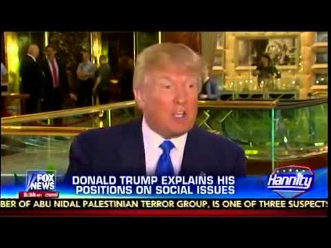 Donald Trump Talks Gay Marriage, Pot, Guns, and Abortion with Hannity – YouTube