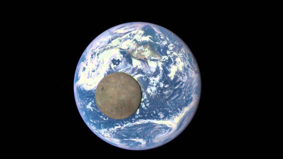 EPIC View of Moon Transiting the Earth – YouTube