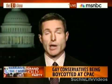 Gay Conservative Slammed on MSNBC – YouTube