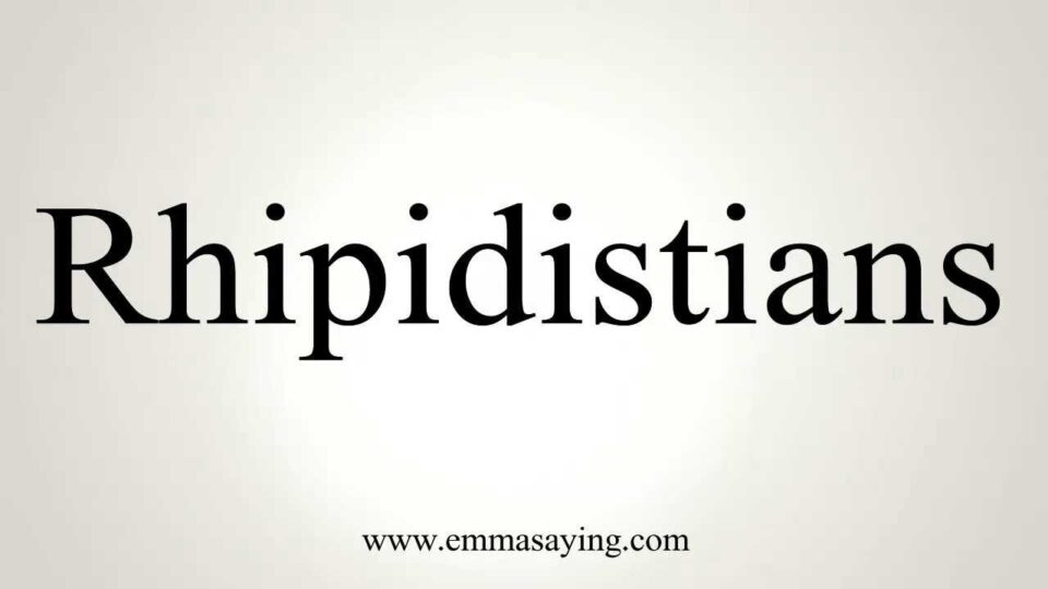 How to Pronounce Rhipidistians – YouTube