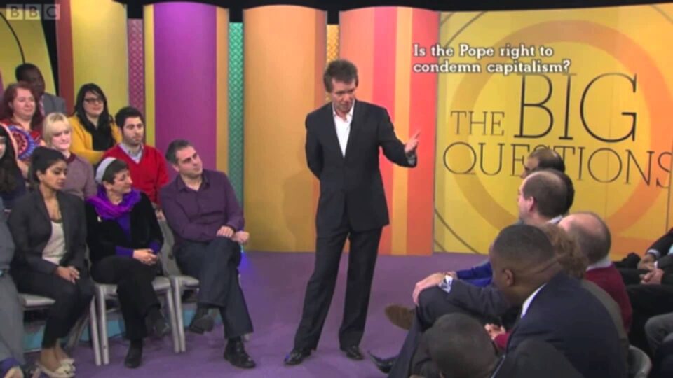 BBC 1 Debate – Capitalism & Christianity – The Big Questions – YouTube