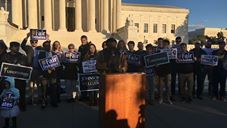 Gary Johnson is live now — attending Rally with Gary. Money Bomb Online at Supreme Court of the United States.