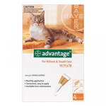 Advantage Kittens & Small Cats 1-9lbs 4 MONTHS