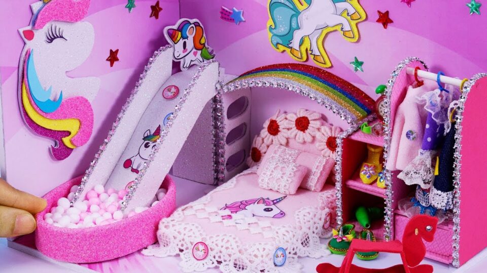 DIY Miniatures Dollhouse ~ Unicorn Room Decor , Shoes #41