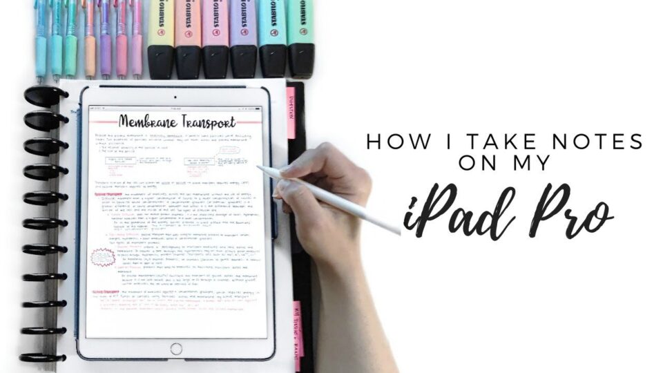 ☆ HOW I TAKE NOTES ON MY IPAD PRO 10.5 | GoodNotes, Printing & Organization | September Studies