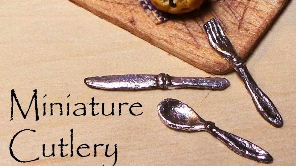 Polymer Clay Tutorial; Miniature Cutlery/Silverware