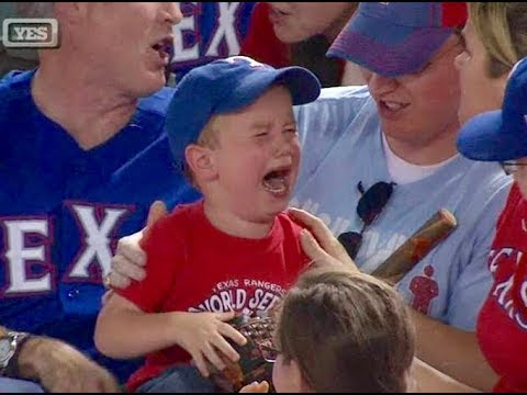 Sports Fans Stealing Ball from Kids (HD)