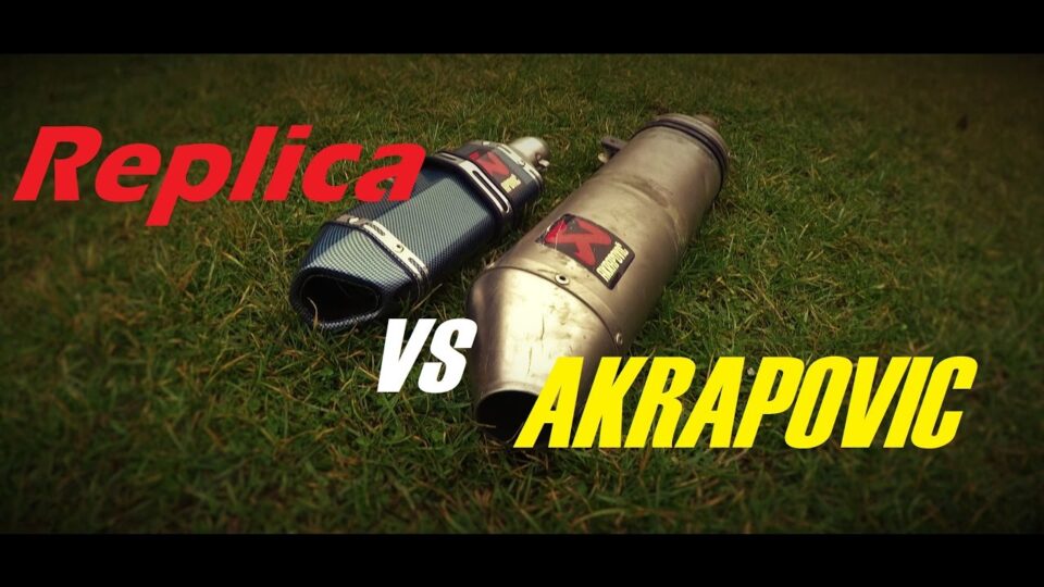 Akrpovic vs replica