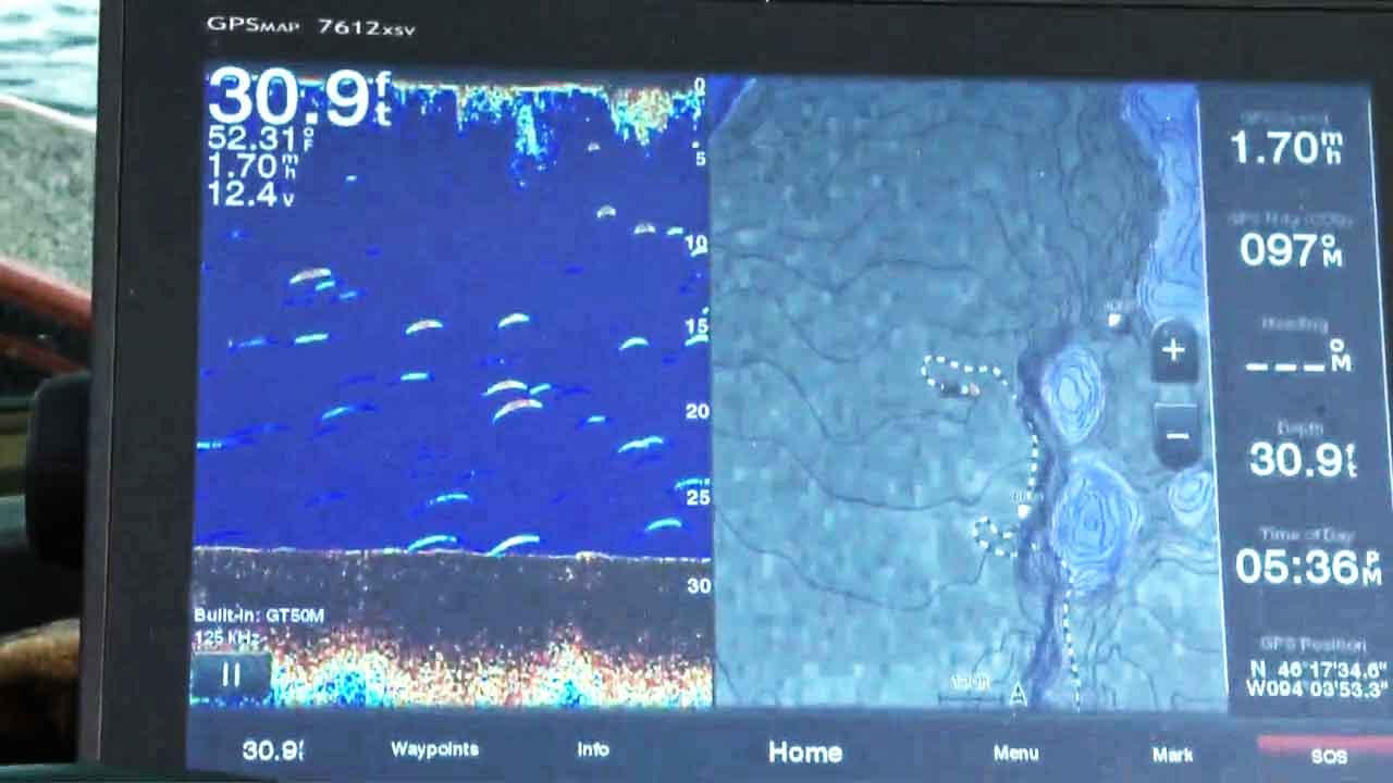 How to Track and Find Fish on a Electronic Fish Finder Garmin