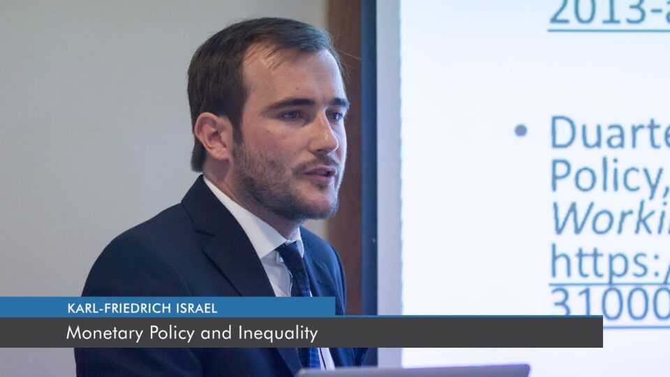 Monetary Policy and Inequality | Karl-Friedrich Israel