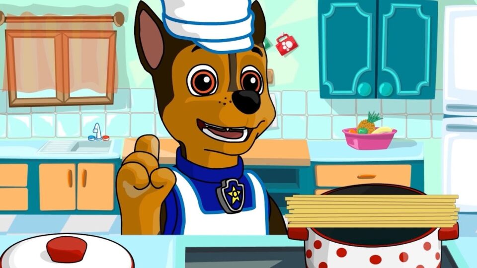 Paw Patrol Cooking Cartoon for Kids – Pups Cook Food for Everest!