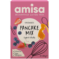 Amisa Organic Gluten Free Pancake Mix 2x180g