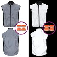 BTR Be Totally Reflective High Vis Cycling & Running Vest, Gilet 2-P (2 Pockets)