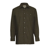 Champion Men's Olive Easy Care Country Check Shirt - M (40")