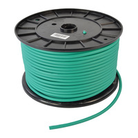 Microphone Cable Green 100 Metre Reel