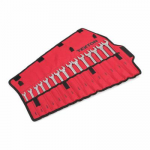 TEKTON WRN03393 Combination Wrench Set, 15-Piece (8-22mm) - Pouch