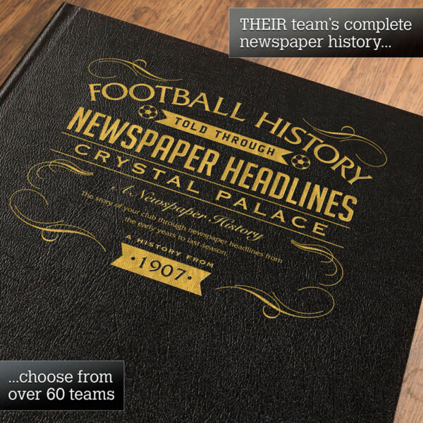 Personalised Crystal Palace Football Book