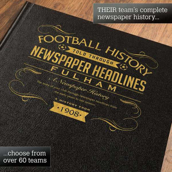 Personalised Fulham Football Book