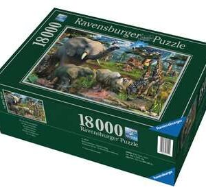 Ravensburger 2D Adult Puzzle At the Waterhole 18.000 pcs. for ages 14 +