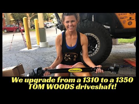 We UPGRADE from a 1310 to a 1350 Tom Woods Driveshaft!