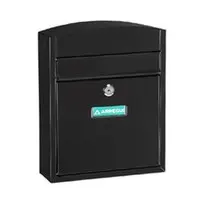 Compact Black Letter box