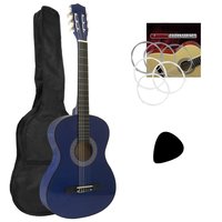 Tiger 3/4 Size Childrens Classical Guitar Pack with Gig Bag Strap &