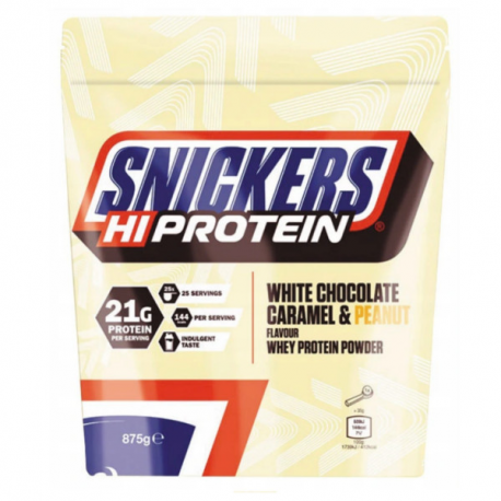 Snickers Hi Protein Powder White Chocolate Caramel & Peanut Flavour - 875g