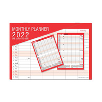 2022 One Month to View Monthly Planner Calendar