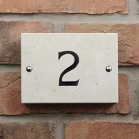 1 digit Limestone House Number