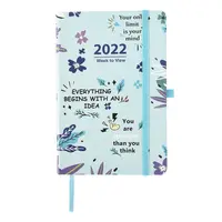 2022 Diary Week to View A5 - Light Blue