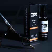 Beard Oil and Scissors Set - Black Edition